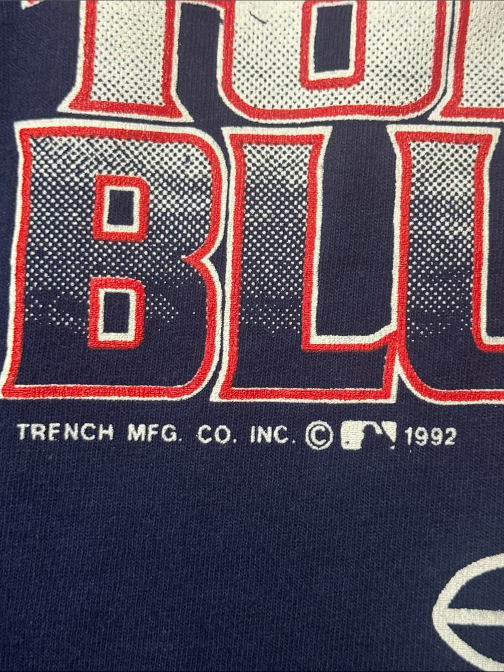 Vintage Toronto Blue Jays 1992 Canada's First World Game - Navy single stitched - Picture 4 of 8